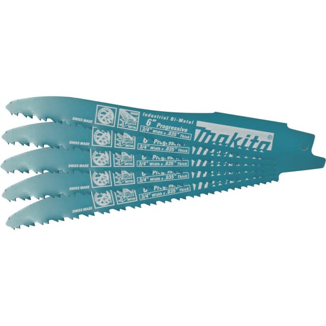 All-Purpose Bimetal Reciprocating Saw Blade For Metal/Wood, Makita