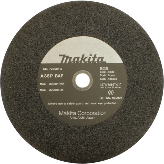 Grinding Wheel, Aluminum Oxide, Makita