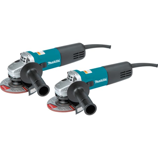 Angle Grinder, Corded, 4-1/2" 7.5A, AC/DC Switch, 9557NB2, Makita