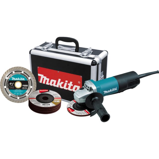 Angle Grinder, Corded, 4-1/2" 7.5A, Paddle Switch, 9557PBX1, Makita