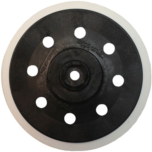 Rubber Backing Pad, 6" Round 8-Hole, HL, General Compatibility, Makita