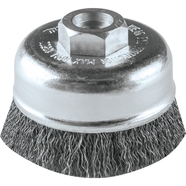 Crimped Wire Cup Brush, M10 X 1.25 Arbor, Makita