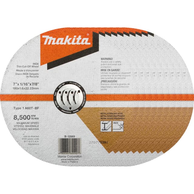 Cut-Off Wheel, Inox, Makita