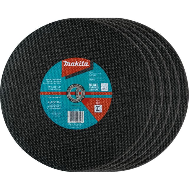 Abrasive A36N Cut-Off Wheels, 5-Pack, Makita