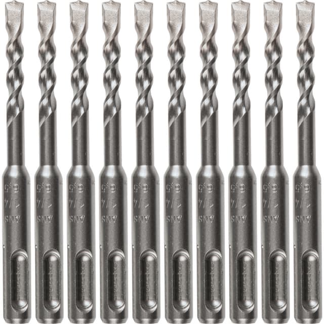 2-Cutter SDS-PLUS Drill Bit, 4", 10-Pack, Makita