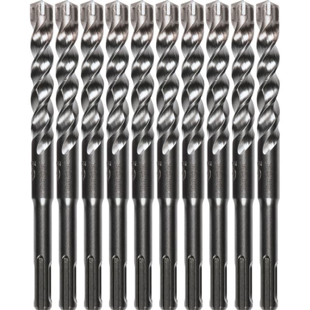 3-Cutter SDS-PLUS Drill Bit, 6", 10-Pack, Makita