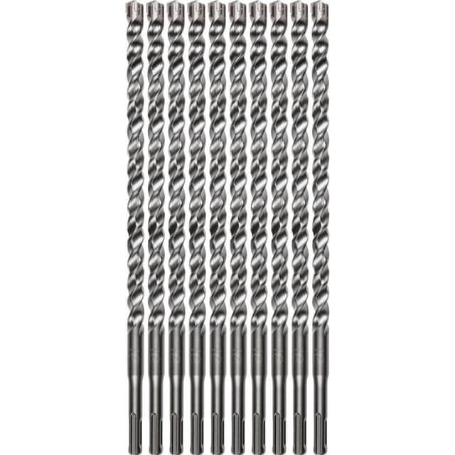 3-Cutter SDS-PLUS Drill Bit, 12", 10-Pack, Makita