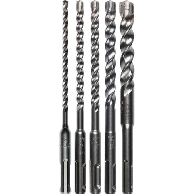 3-Cutter SDS-PLUS Drill Bit, 6", Assorted 5-Pack, Makita