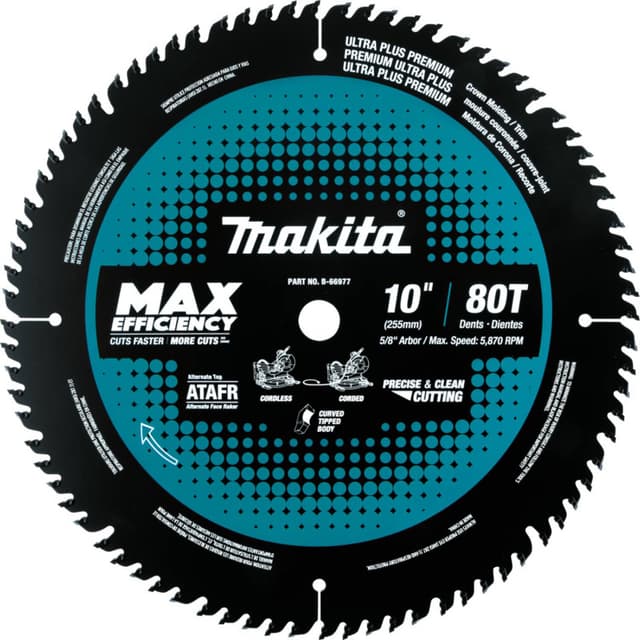 Makita Fine Cutoff and Crosscut Blade
