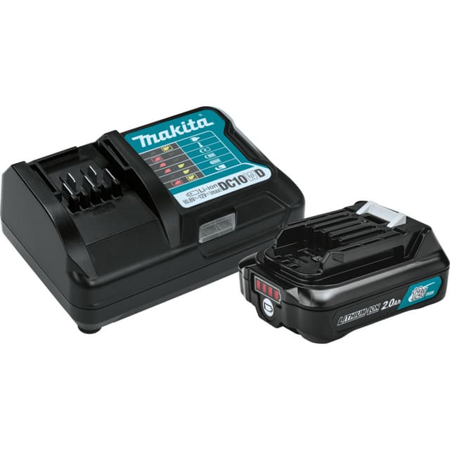 Makita 12 V max CXT Lithium-Ion Battery and Charger Starter Pack