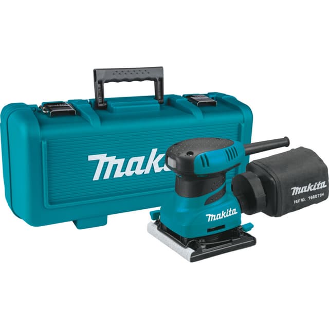 Finish Sander, Corded, 1/4 Sheet, 2A VS, With Case, BO4556K, Makita