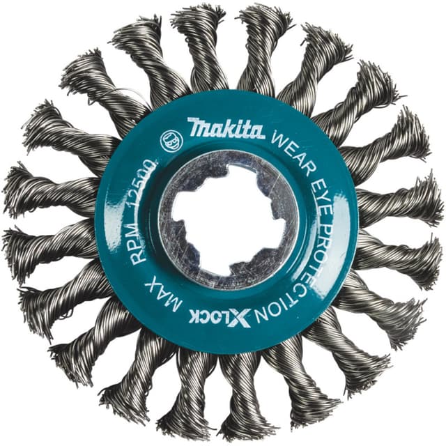 "X-Lock 4-1/2" Full Cable Knotted Twist Wire Wheel, Makita"