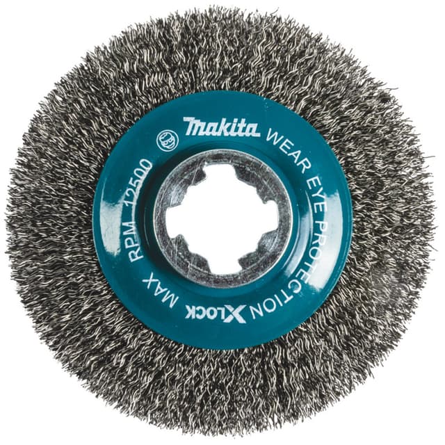 Wire Wheel, Stringer Bead Twist Wire Wheel, 5/8-11 Arbor Hole, Makita