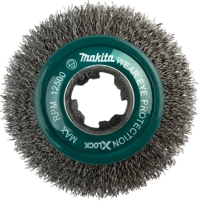 X-Lock Crimped Carbon Steel Wire Cup Brush, Makita