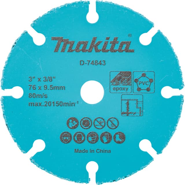 Abrasive Cut-Off Wheels, Carbide, Makita