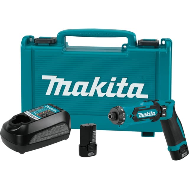 Drill/Driver, Cordless, 1/4" Hex Drive, 7.2V, DF012DSE, Makita