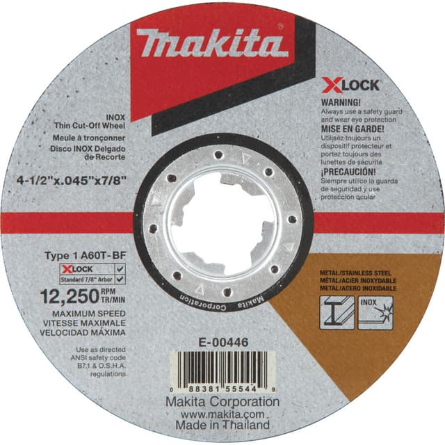 Grinding Wheel, General Purpose X-Lock, Makita