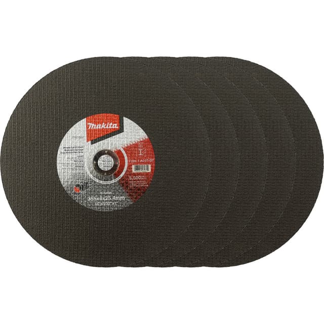 Ferrous Metal Abrasive Cut-Off Wheels, 5-Pack, Makita