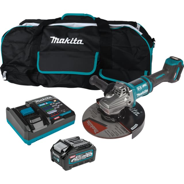 Angle Grinder Kit, Cordless, 40V MAX XGT 4.0AH, 4.5-5", Brushless Motor, GAG10M1, Makita