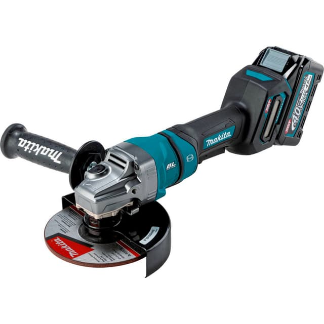 Angle Grinder Kit, Cordless, 40V MAX XGT 4.0AH, 4.5-5", Brushless Motor, GAG14M1, Makita