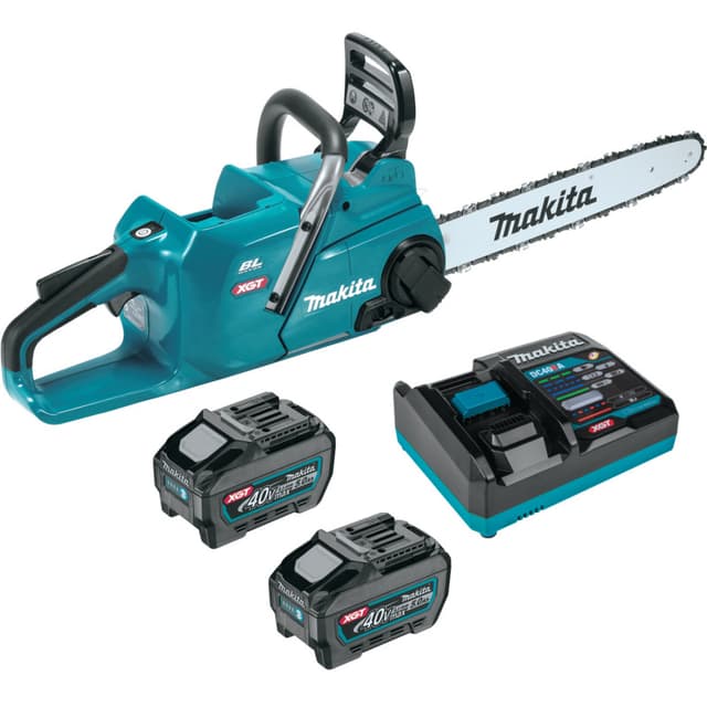 Chain Saw Kit, 16", 40V LXT 5.0 Ah, GCU05T, Makita