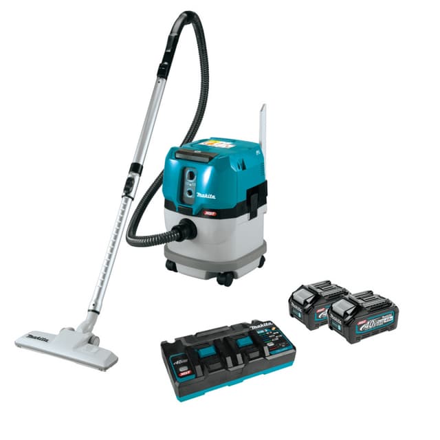 Wet/Dry Vacuum Kit, Cordless, 40V MAX XGT 4.0Ah Brushless Motor, GCV03PM, Makita