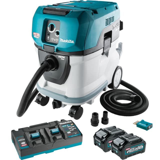 Wet/Dry Vacuum Kit, Cordless, 80V MAX XGT 4.0Ah Brushless Motor, GCV07PMU, Makita