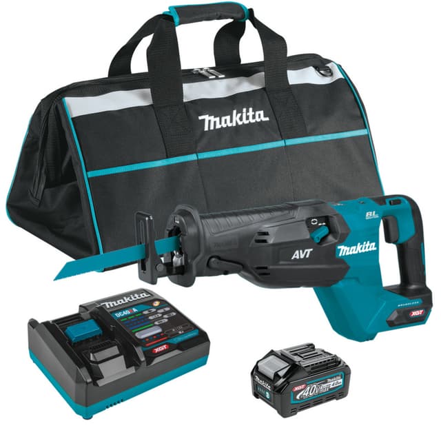Reciprocating Saw Kit, Cordless, 40V MAX XGT 4.0Ah, AVT, Brushless Motor, GRJ02M1, Makita