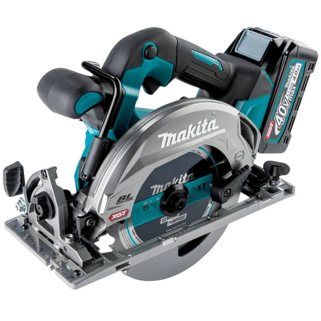 Circular Saw Kit, Cordless, 6-1/2" 40V MAX XGT 4.0Ah, Brushless Motor, GSH05M1, Makita