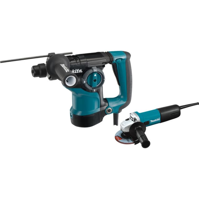 Rotary Hammer and Angle Grinder Kit, HR2811FX