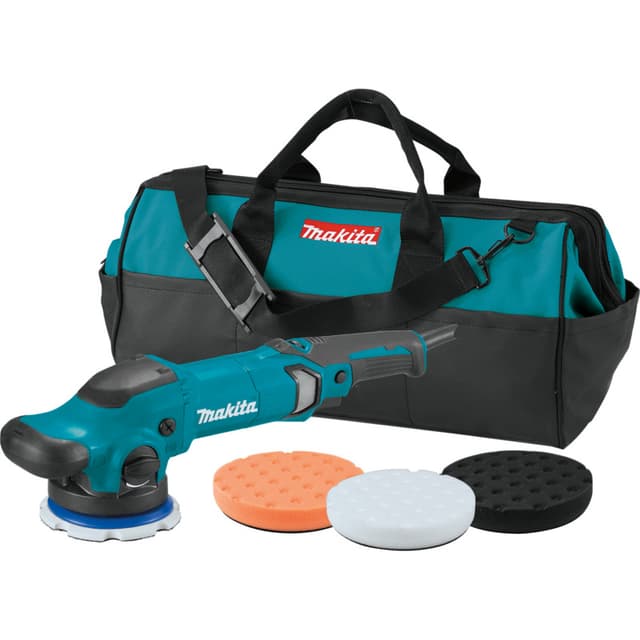 Polisher Kit, Corded, Random Orbit, 5" 7.8A Variable Speed, PO5000CX2, Makita