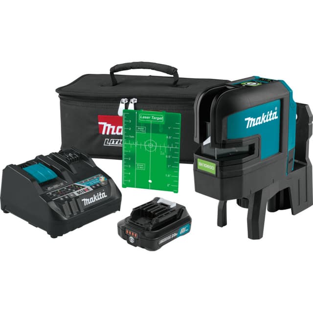 Makita 12 V max CXT Lithium-Ion Cordless Self-Leveling Cross-Line/4-Point