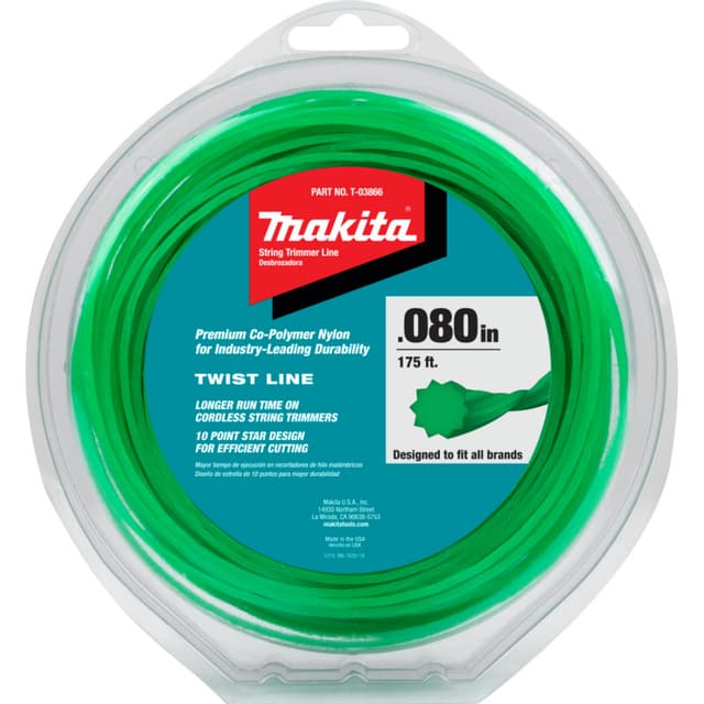 String Trimmer Line, Twisted, Makita