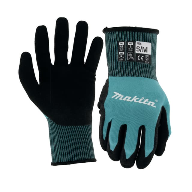 Makita Nitrile Coated FitKnit Gloves Gloves