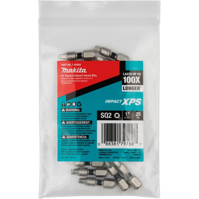 Makita Square Drive Bits