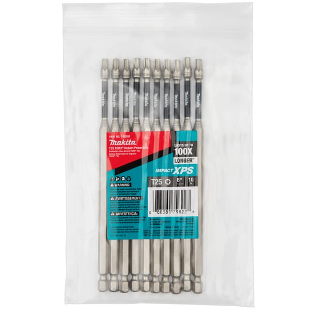 Makita Torx Drive Impact XPS Bit, 10-Pack