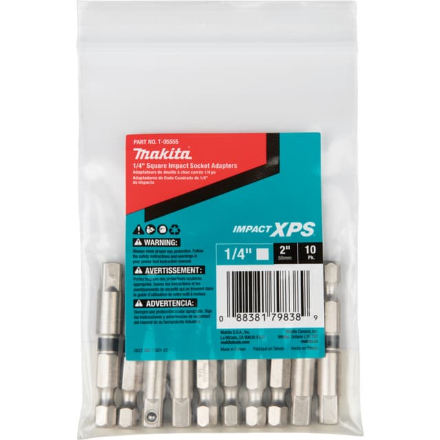 Makita ImpactXPS Socket Adapters, 10-Pack