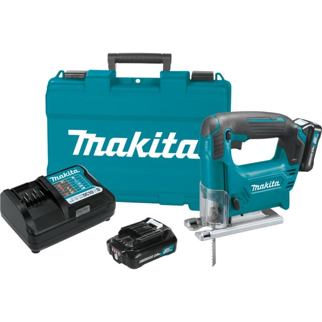 Jigsaw Kit, Cordless, Top Handle, T-Shank, 12V MAX CXT 2.0Ah, Brushless Motor, VJ04R1, Makita