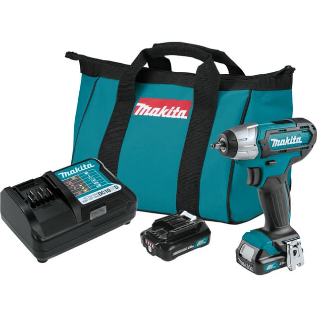 Impact Wrench, Cordless, 1/4" Drive 12V MAX CXT 2.0Ah, WT04R1, Makita