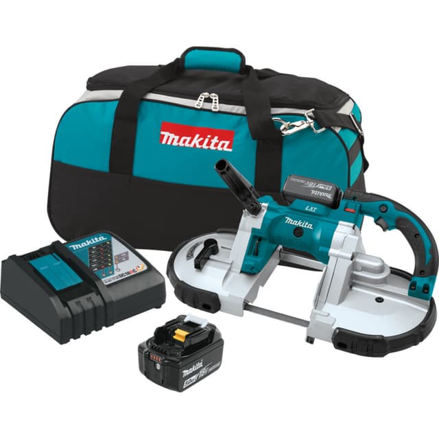 Band Saws Kit, Cordless, Portable, 18V LXT 5.0Ah, Brushed Motor, XBP02TX, Makita
