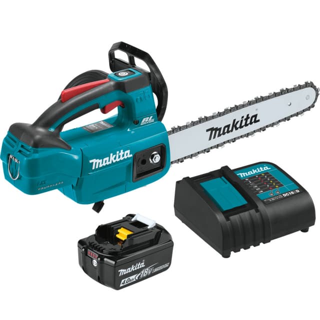 Chain Saw Kit, 12" Top Handle, 18V LXT 4.0 Ah, XCU10SM1, Makita
