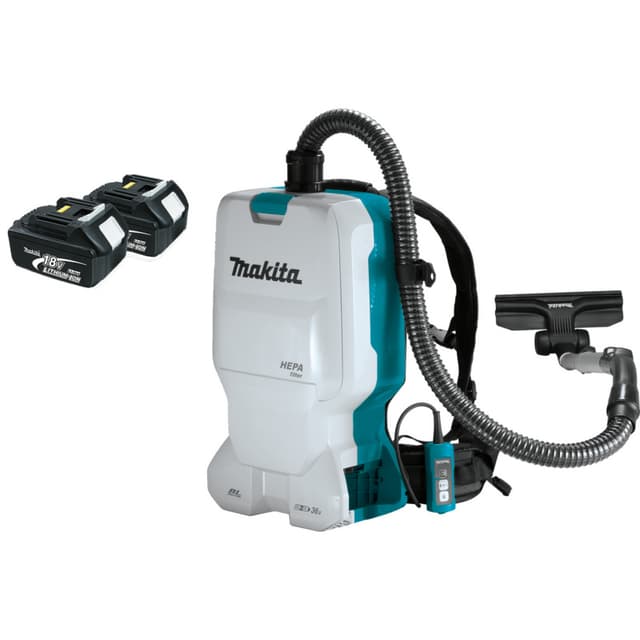 Backpack Dust Collector, Cordless, 36V LXT, Bare Tool, Brushless Motor, XCV17Z, Makita