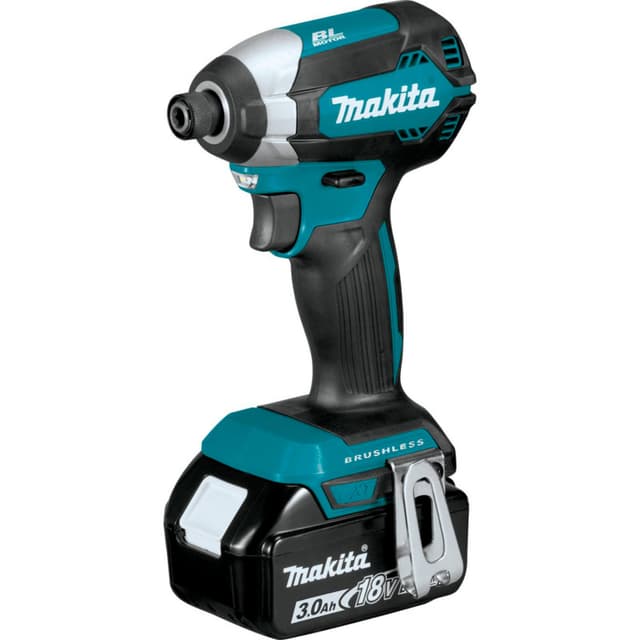 Impact Driver, Cordless, 1/4" Hex Drive, 18V LXT 3.0Ah, Brushless Motor, XDT131, Makita
