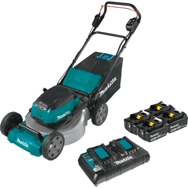 Lawn Mower Kit, Cordless, 21", 36V LXT 5.0Ah, Brushed Motor, XML07PT1, Makita