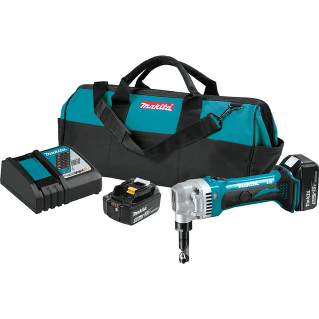 Nibblers, Cordless, 18V LXT 5.0Ah, Brushed Motor, XNJ01T, Makita