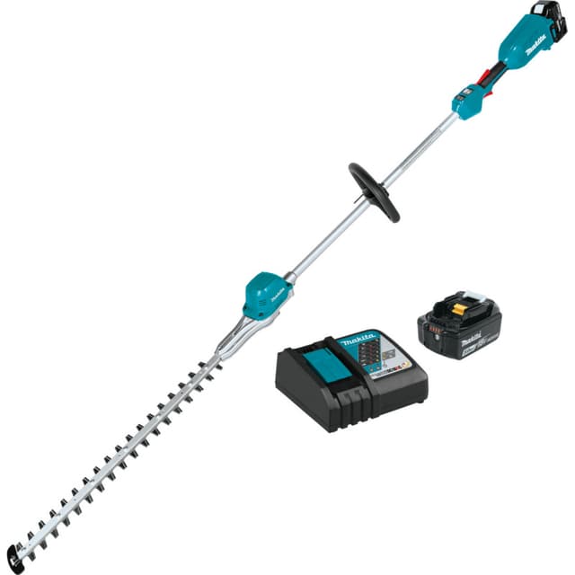 Pole Hedge Trimmer Kit, Cordless, 24", 18V LXT 5.0Ah, Brushless Motor, XNU02T, Makita