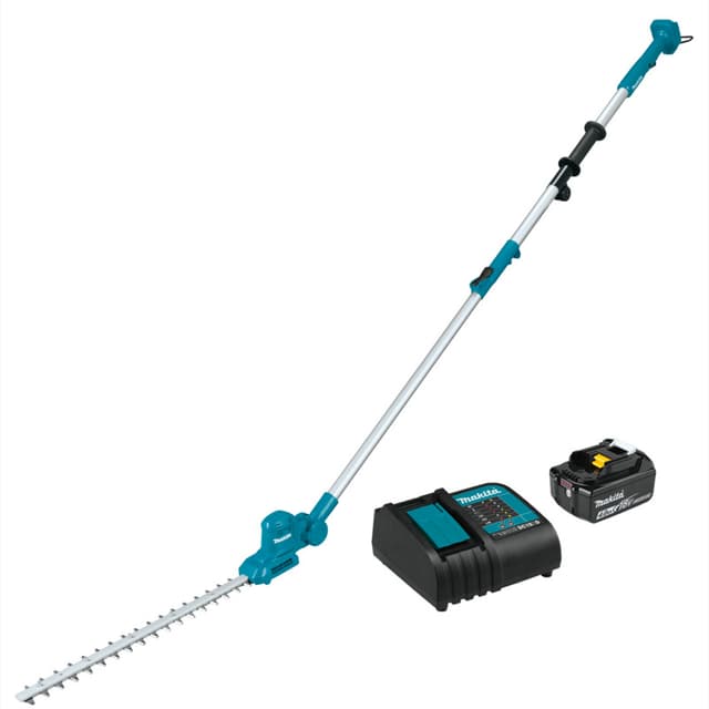 Articulating Hedge Trimmer Kit, Cordless, 18", 18V LXT 4.0Ah, XNU05SM1, Makita
