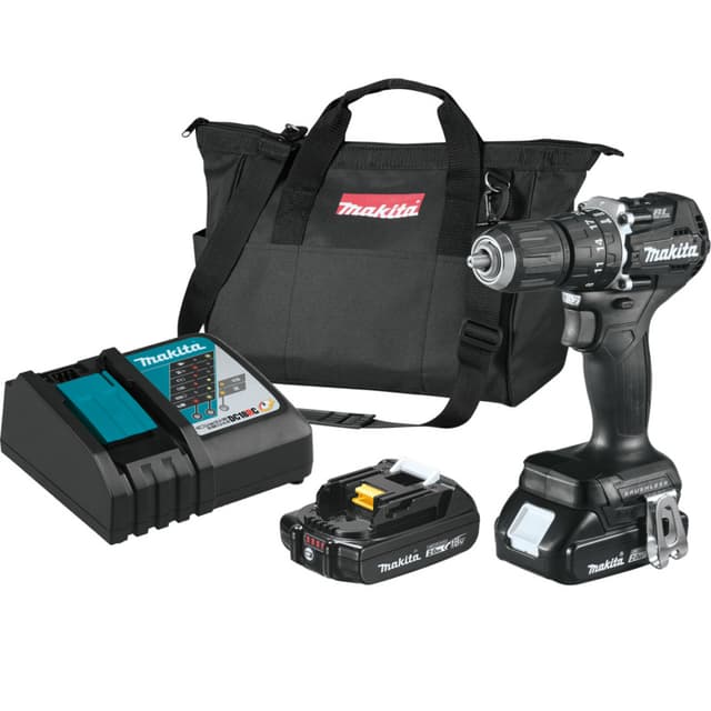 Rotart Hammer Kit, Cordless, 18V LXT 2.0Ah, Brushless Motor, XPH15RB, Makita