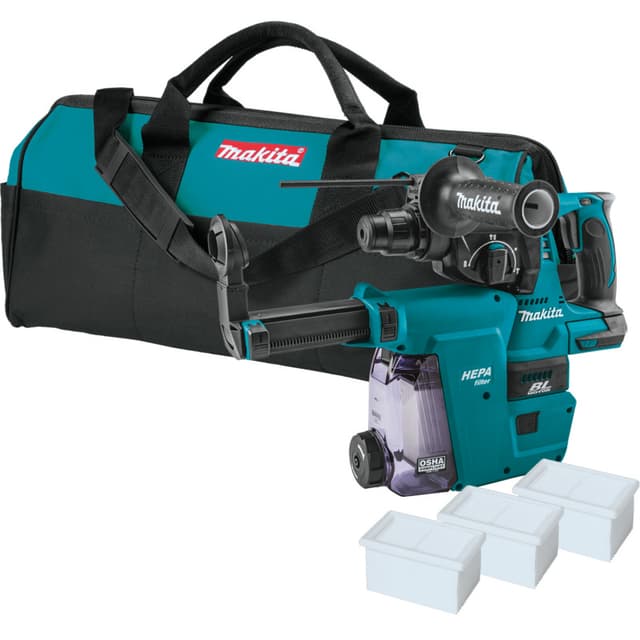 Rotart Hammer, Cordless, 18V LXT, Bare Tool, Brushless Motor, SDS‑PLUS, XRH01ZWX, Makita