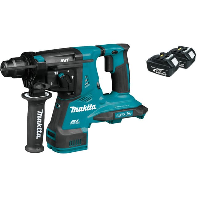 Rotart Hammer, Cordless, 36V LXT, Bare Tool, Brushless Motor, SDS‑PLUS AVT, XRH08Z, Makita